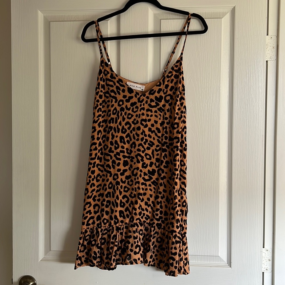 (NWT) Aila Blue Margarita dress in Jaguar